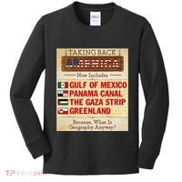 Taking Back America Meme Geography Fail Funny Gulf Of Mexico Kids Long Sleeve Shirt thumb 0