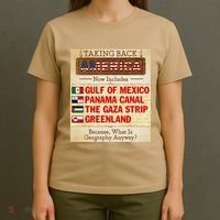Taking Back America Meme Geography Fail Funny Gulf Of Mexico T-Shirt thumb 4