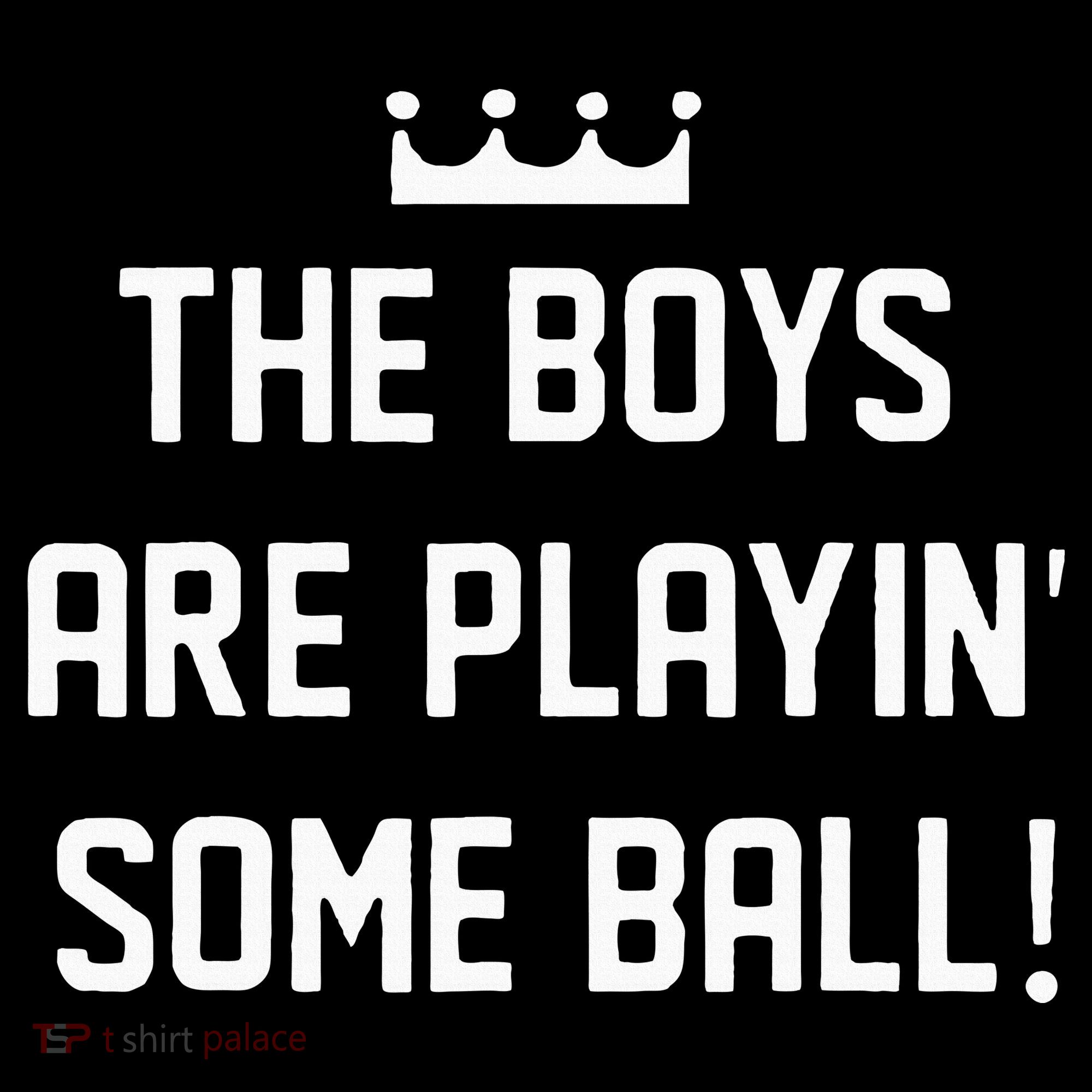 The Boy Are Playing Some Ball Women's Hoodie