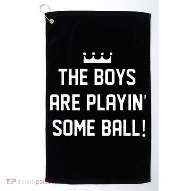The Boy Are Playing Some Ball Golf Towel