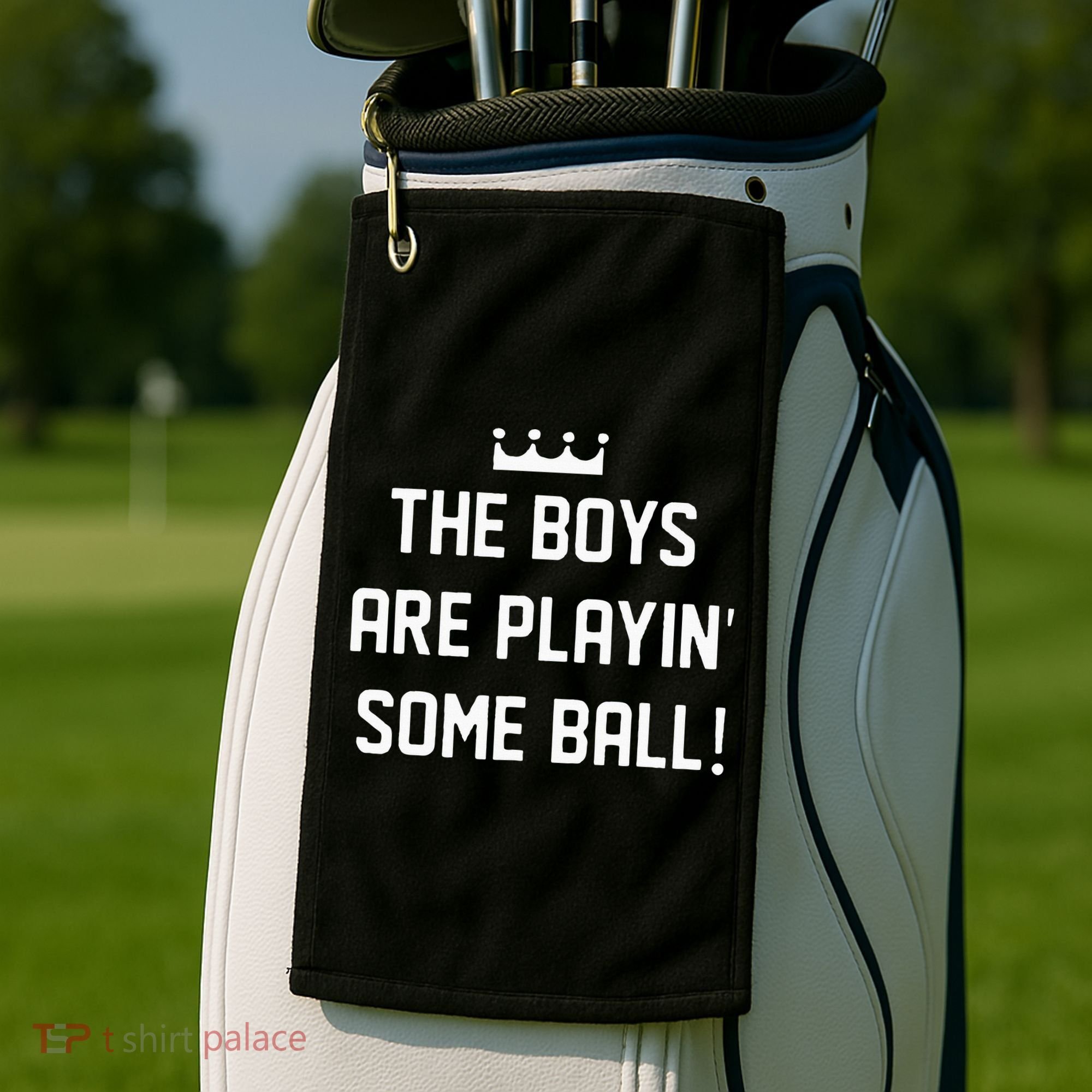 The Boy Are Playing Some Ball Golf Towel