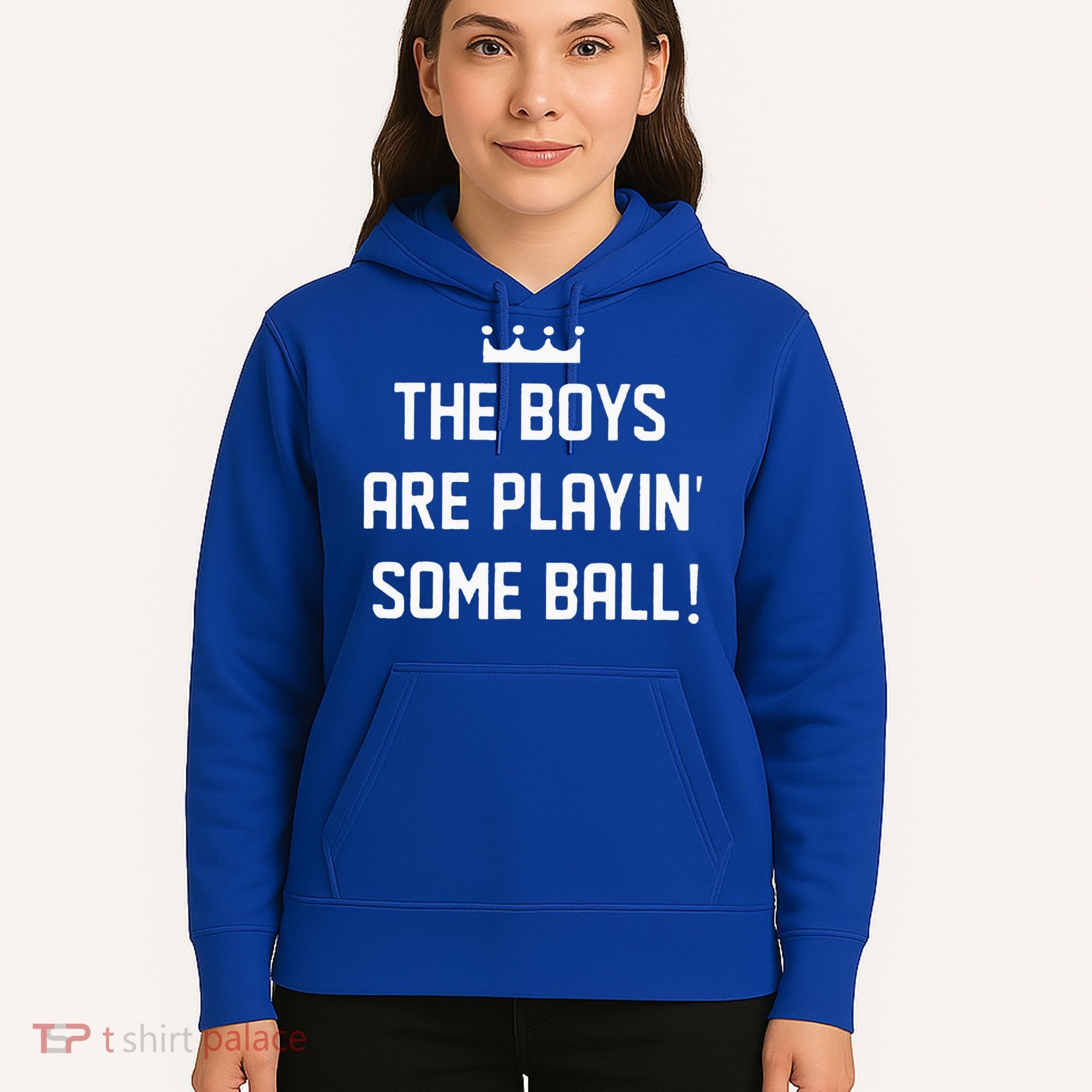 The Boy Are Playing Some Ball Hoodie