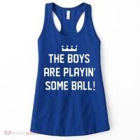 The Boy Are Playing Some Ball Women's Tank Top thumb 0