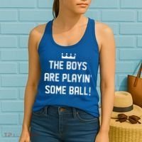 The Boy Are Playing Some Ball Women's Tank Top thumb 2