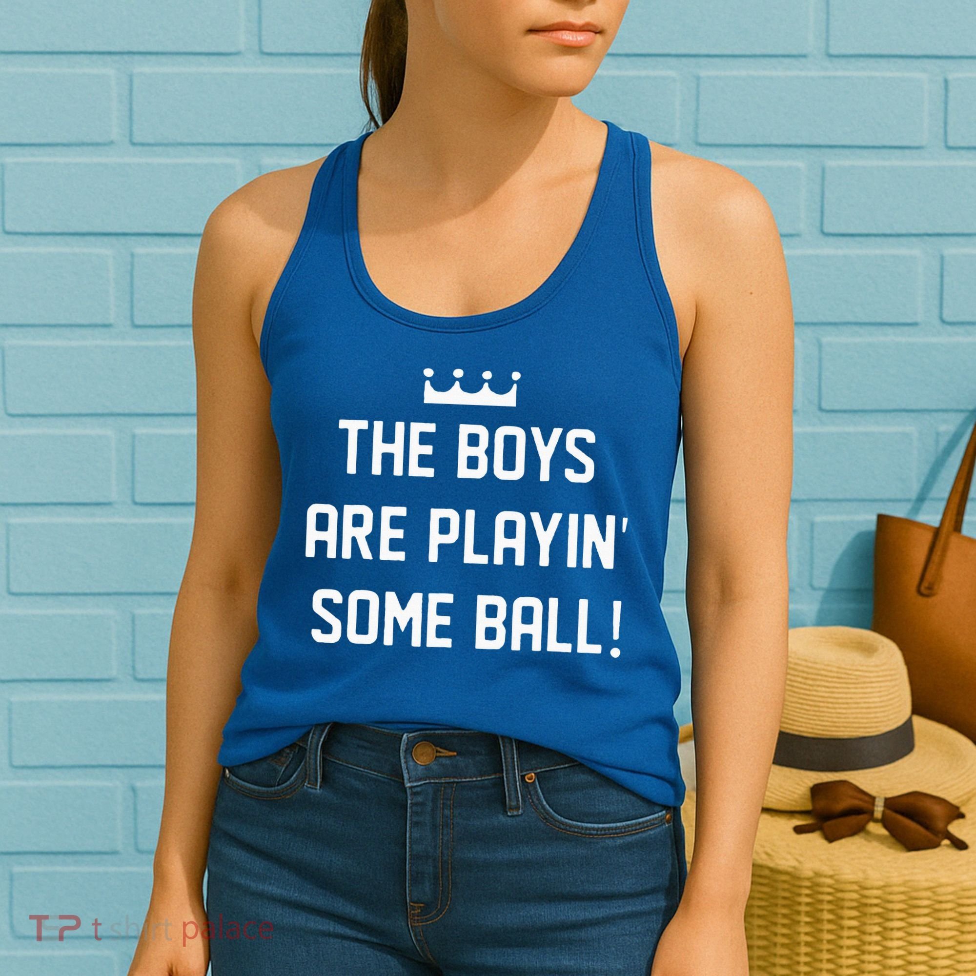 The Boy Are Playing Some Ball Women's Tank Top