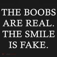 The Boobs Are Real The Smile Is Fake Funny Women's Hoodie thumb 2