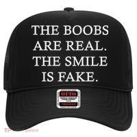 The Boobs Are Real The Smile Is Fake Funny Hat thumb 0
