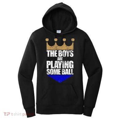 The Boy Are Playing Some Ball Women's Hoodie
