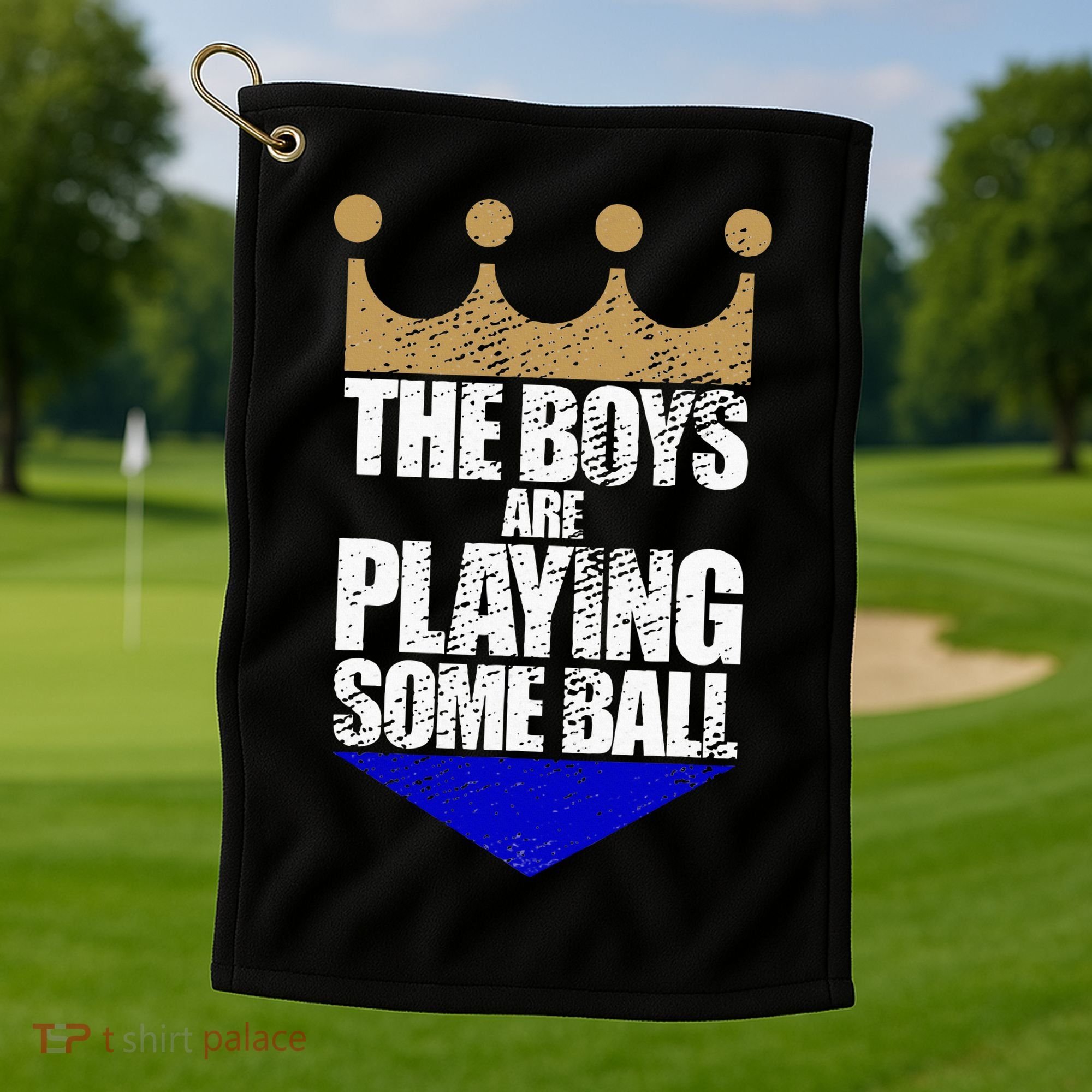 The Boy Are Playing Some Ball Golf Towel