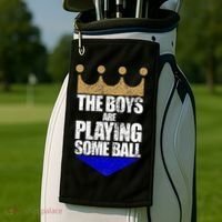 The Boy Are Playing Some Ball Golf Towel thumb 2