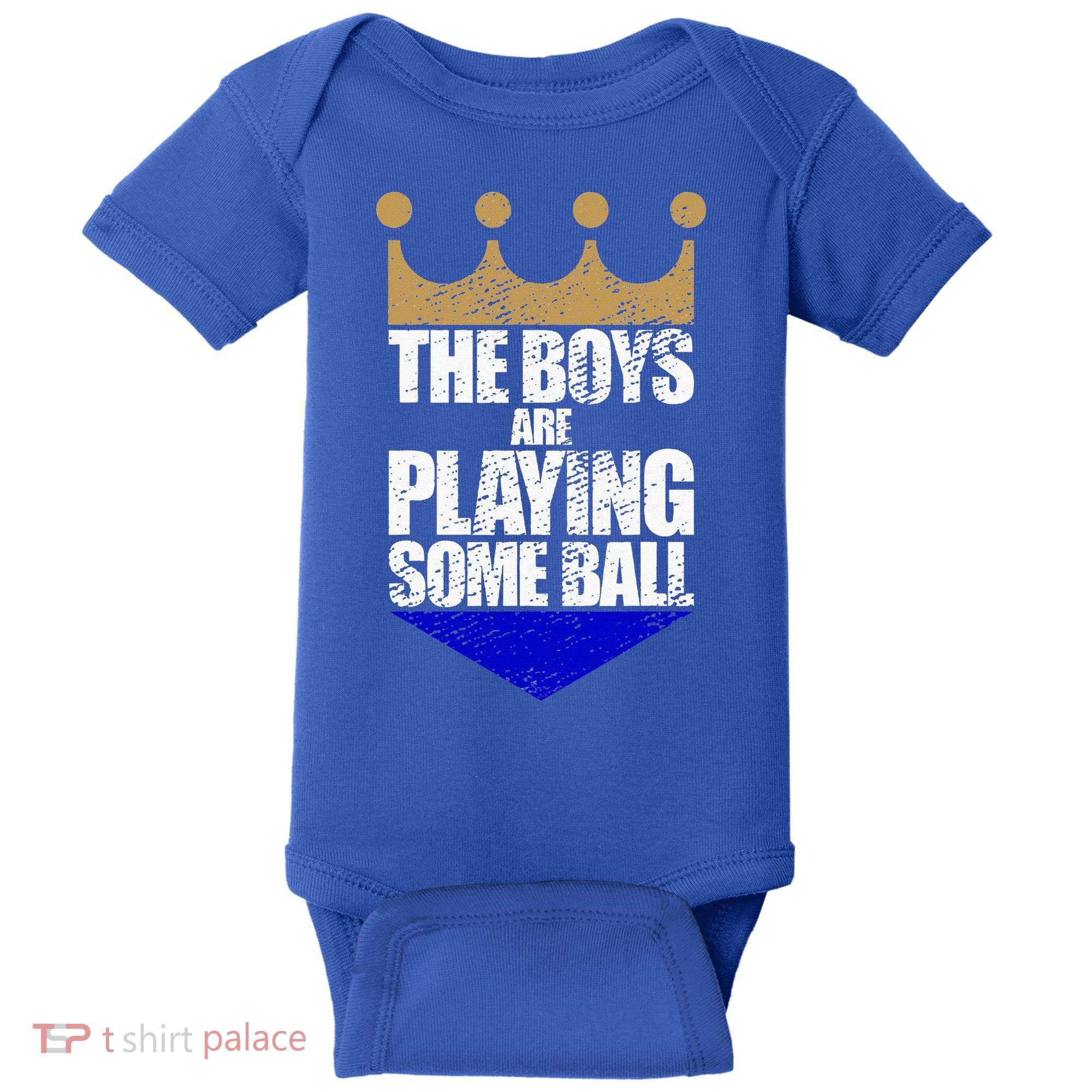 The Boy Are Playing Some Ball Baby Bodysuit