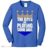 The Boy Are Playing Some Ball Kids Long Sleeve Shirt thumb 0