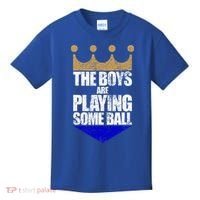 The Boy Are Playing Some Ball Kids T-Shirt thumb 0