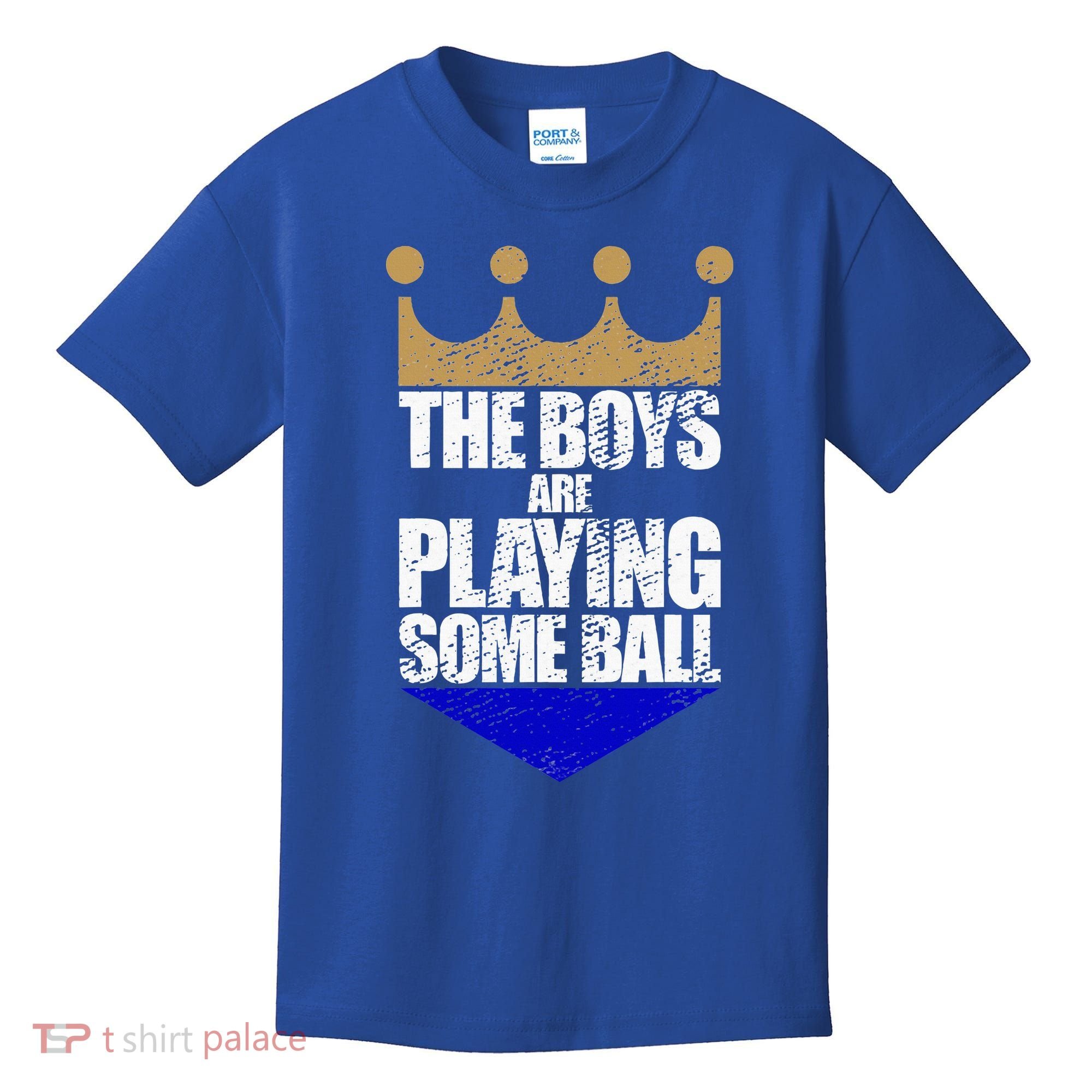 The Boy Are Playing Some Ball Kids T-Shirt