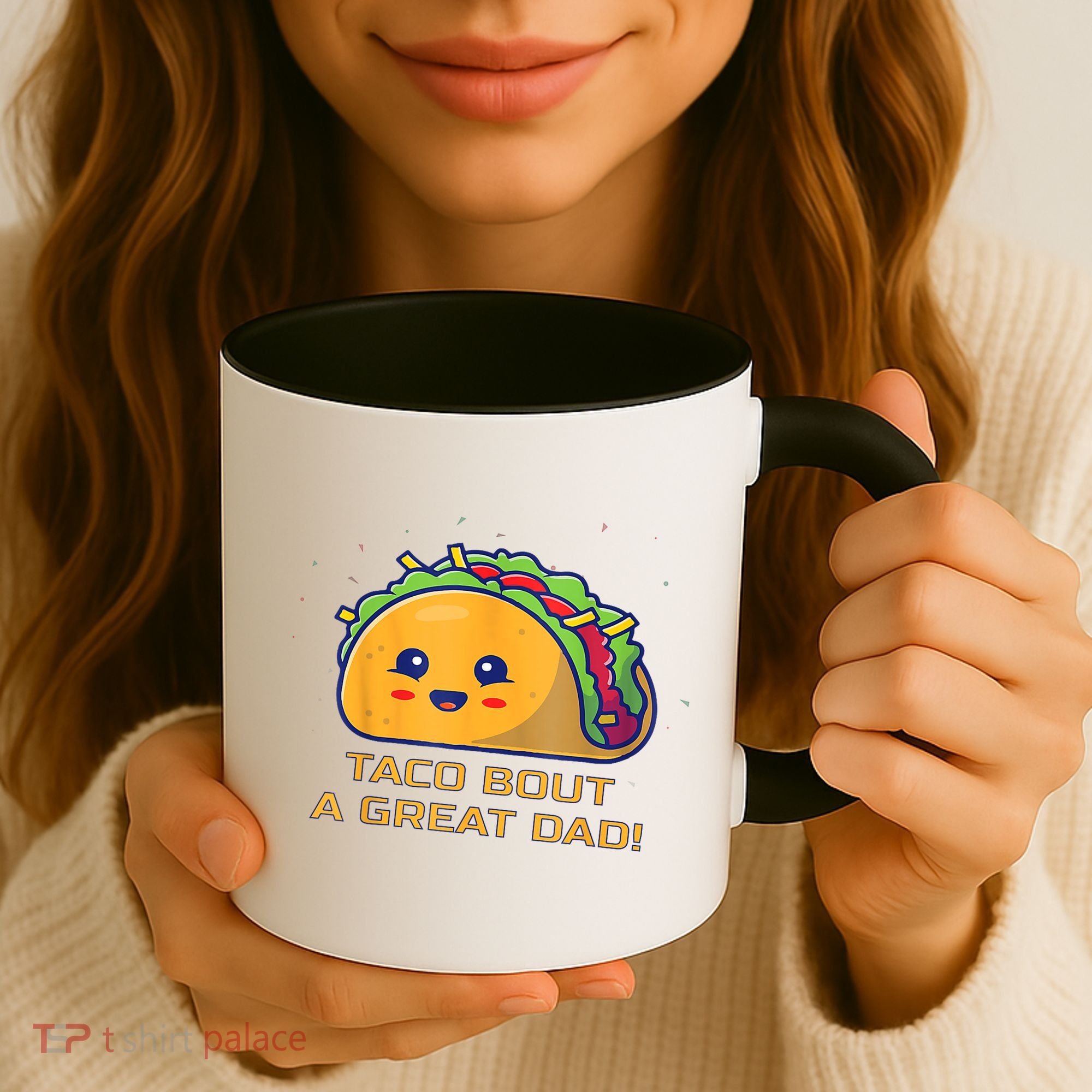 Taco Bout A Great Dad! Funny Dad Joke Coffee Mug