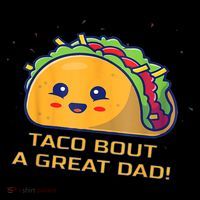 Taco Bout A Great Dad! Funny Dad Joke Mousepad thumb 1