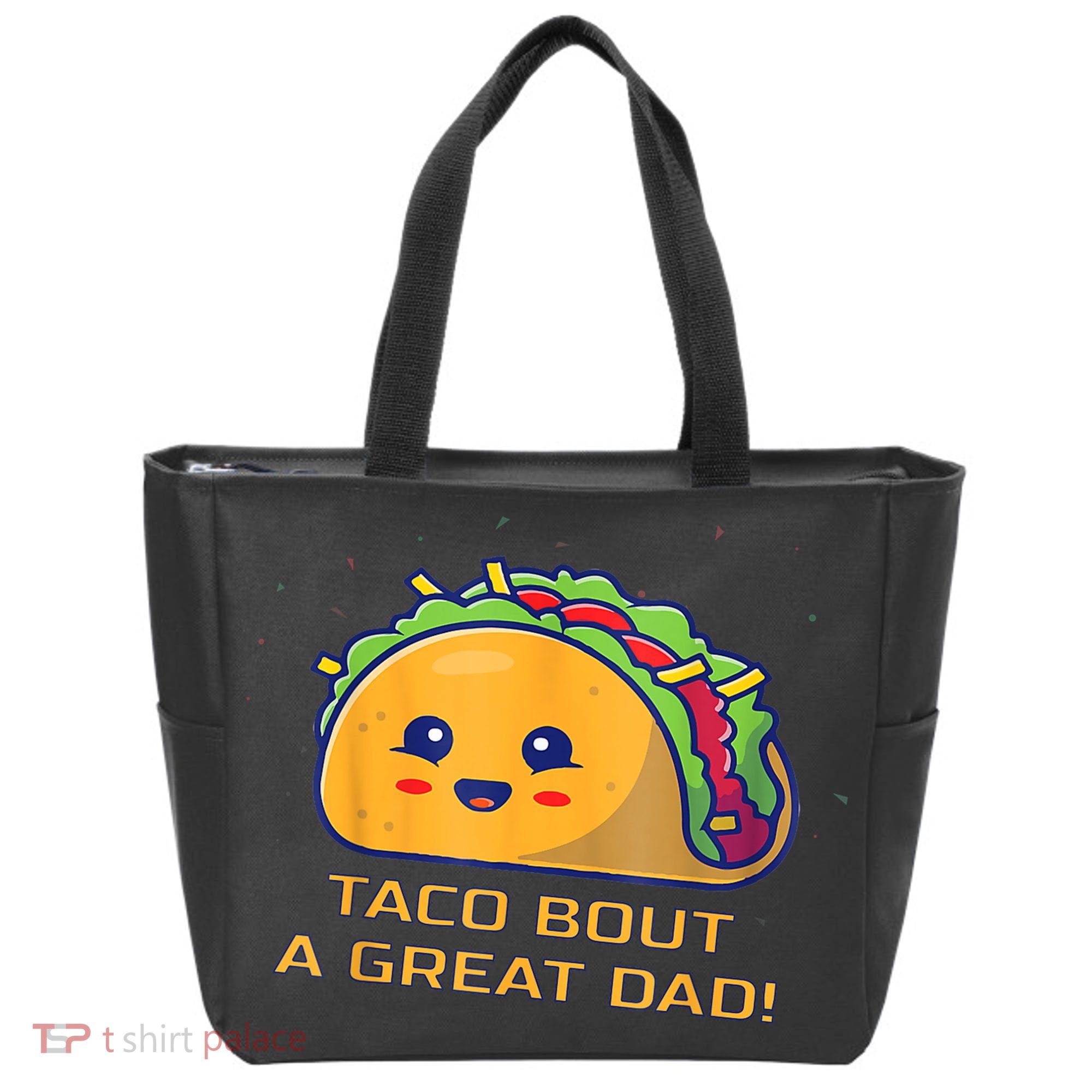 Taco Bout A Great Dad! Funny Dad Joke Tote Bag