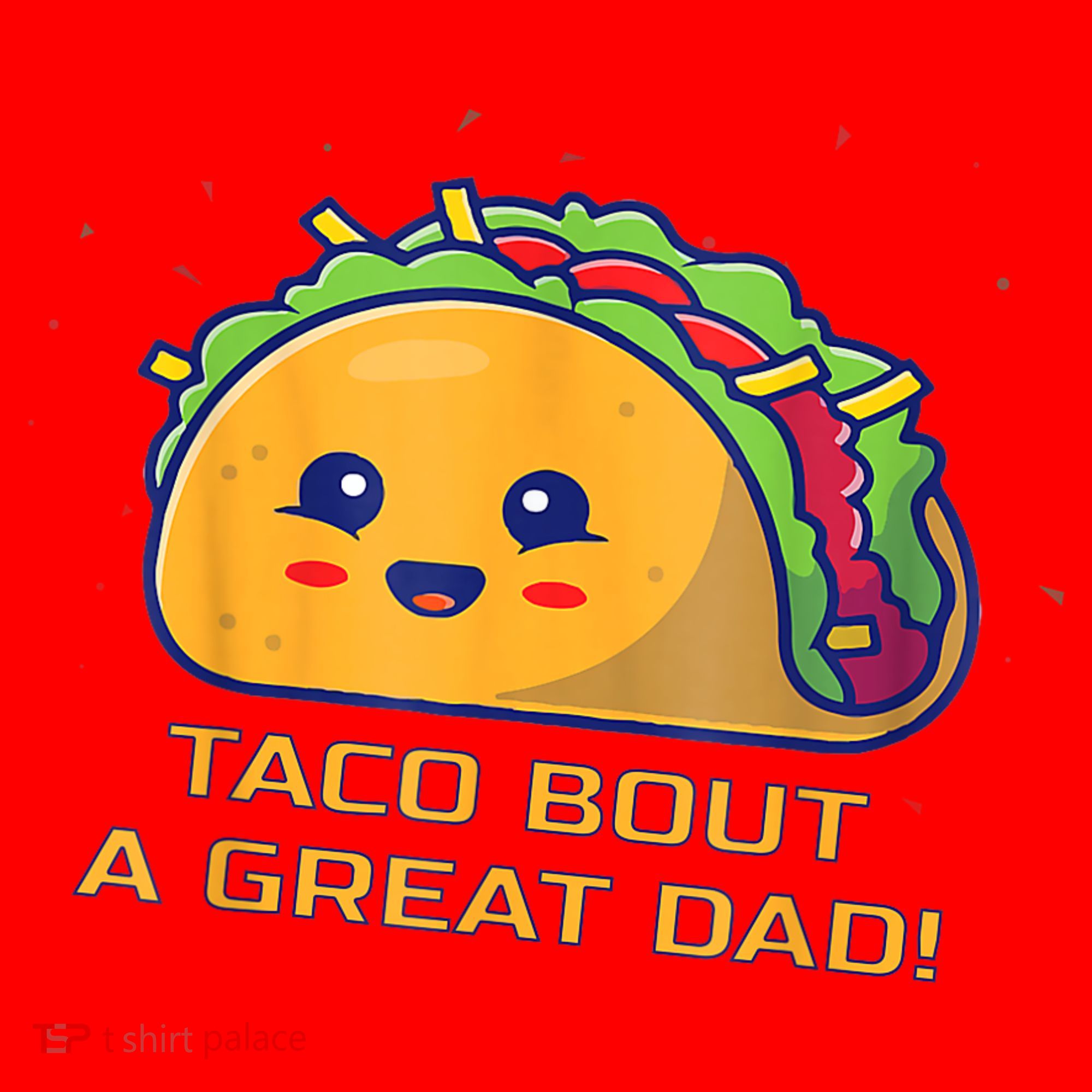 Taco Bout A Great Dad! Funny Dad Joke Santa Hat