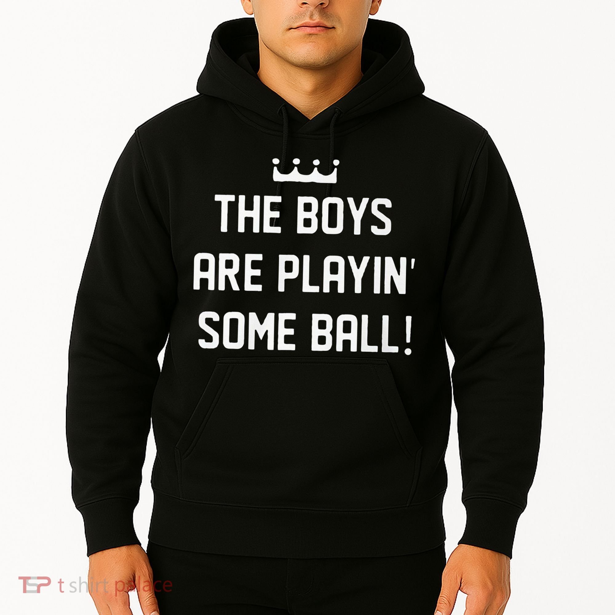 The Boy Are Playing Some Ball Hoodie