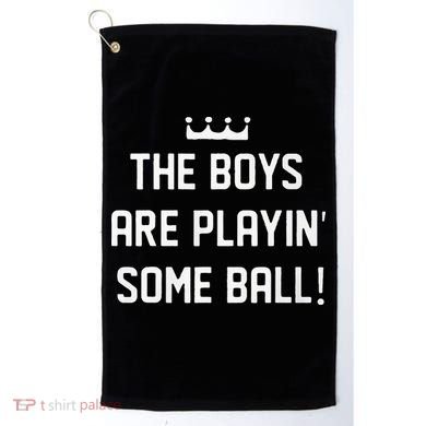 The Boy Are Playing Some Ball Golf Towel