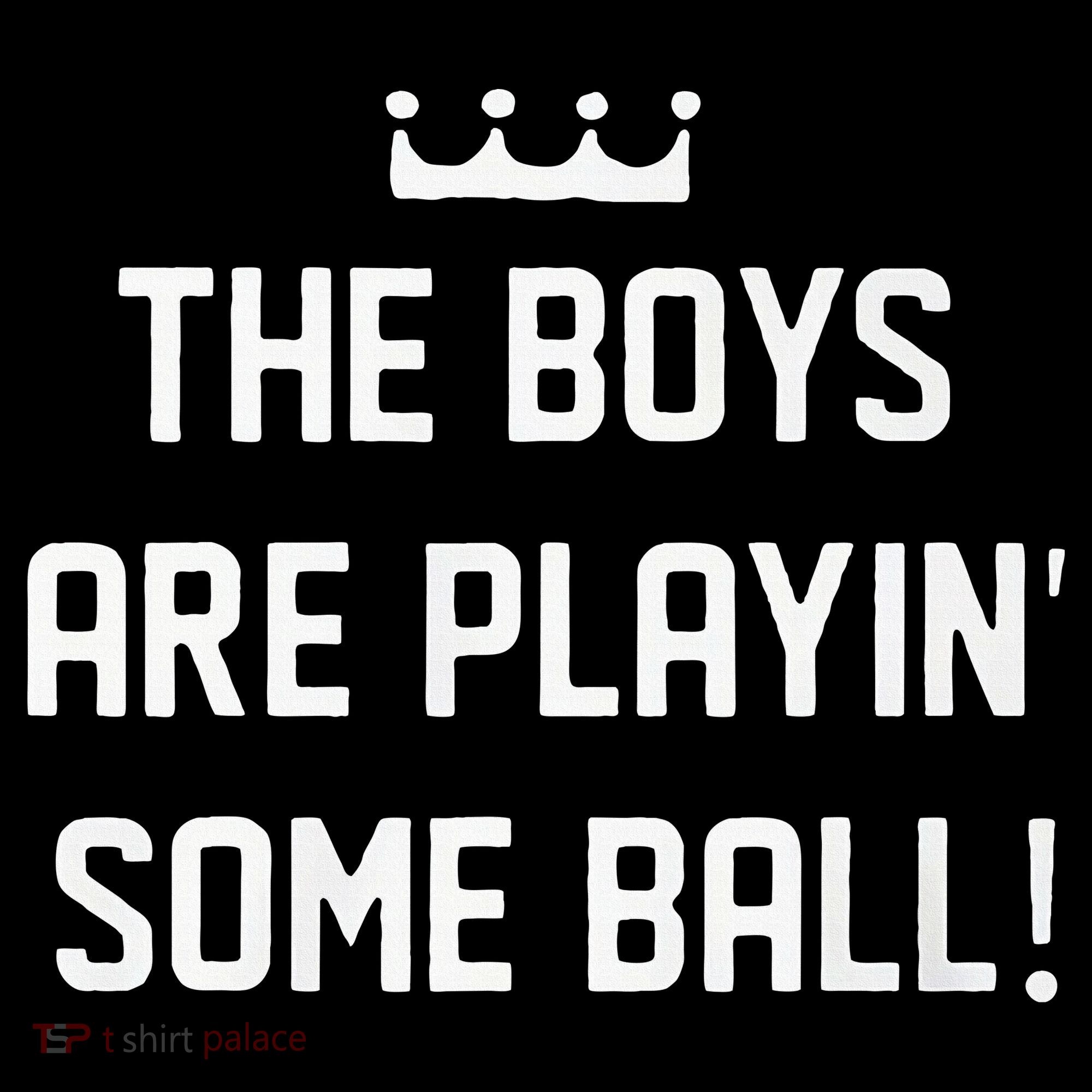 The Boy Are Playing Some Ball Women's Long Sleeve Shirt