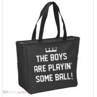 The Boy Are Playing Some Ball Tote Bag thumb 2