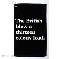 The British Blew A Thirteen Colony Lead Golf Towel thumb 0