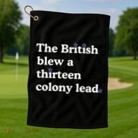 The British Blew A Thirteen Colony Lead Golf Towel thumb 1
