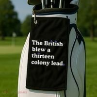 The British Blew A Thirteen Colony Lead Golf Towel thumb 2