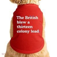 The British Blew A Thirteen Colony Lead Doggie Tank thumb 0