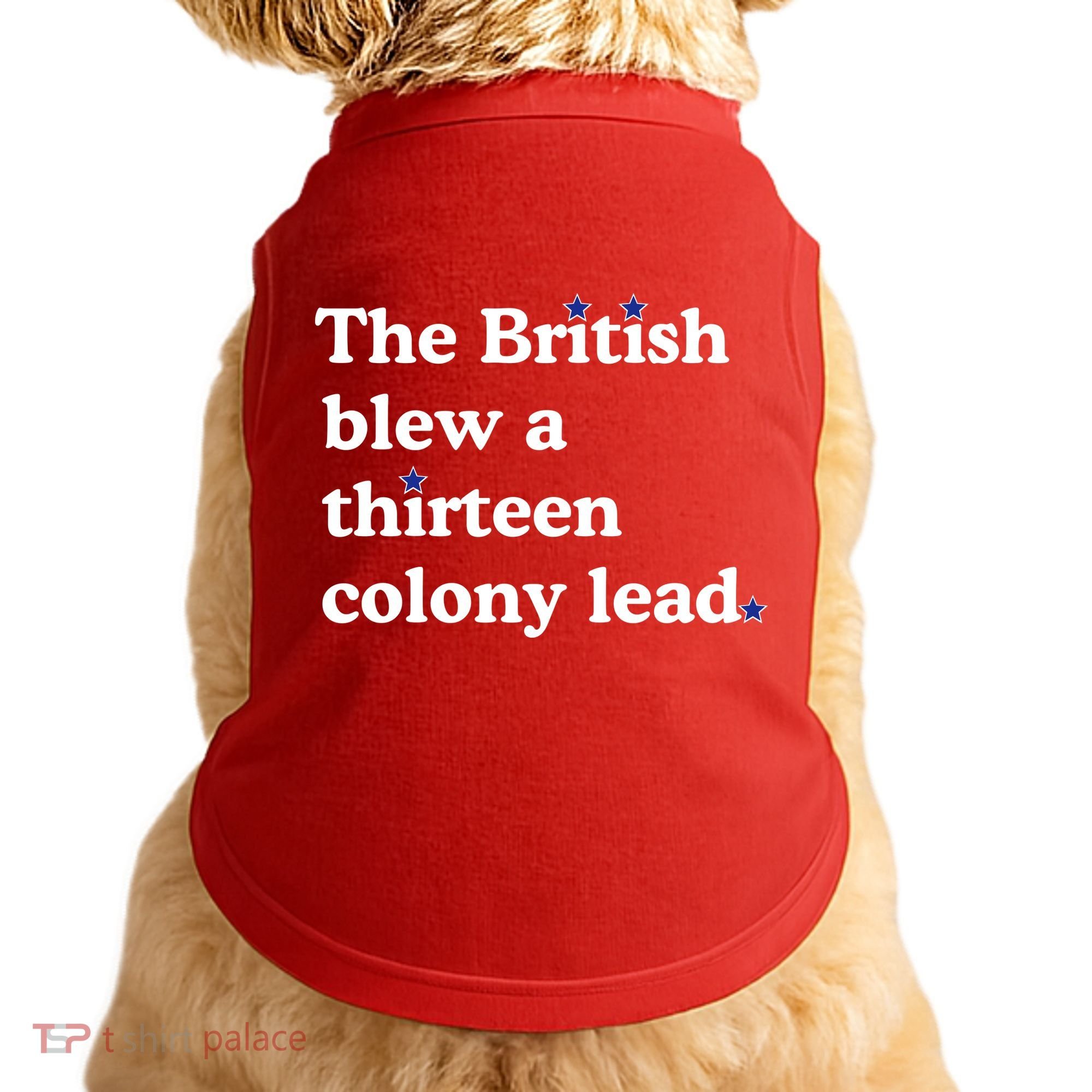 The British Blew A Thirteen Colony Lead Doggie Tank