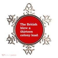 The British Blew A Thirteen Colony Lead Ornament thumb 0
