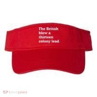 The British Blew A Thirteen Colony Lead Visor thumb 0