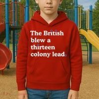 The British Blew A Thirteen Colony Lead Kids Hoodie thumb 2