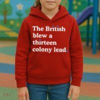 The British Blew A Thirteen Colony Lead Kids Hoodie thumb 3