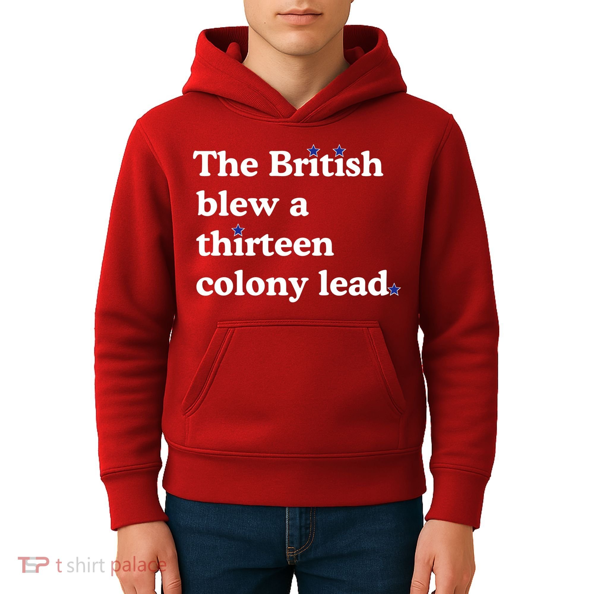 The British Blew A Thirteen Colony Lead Kids Hoodie