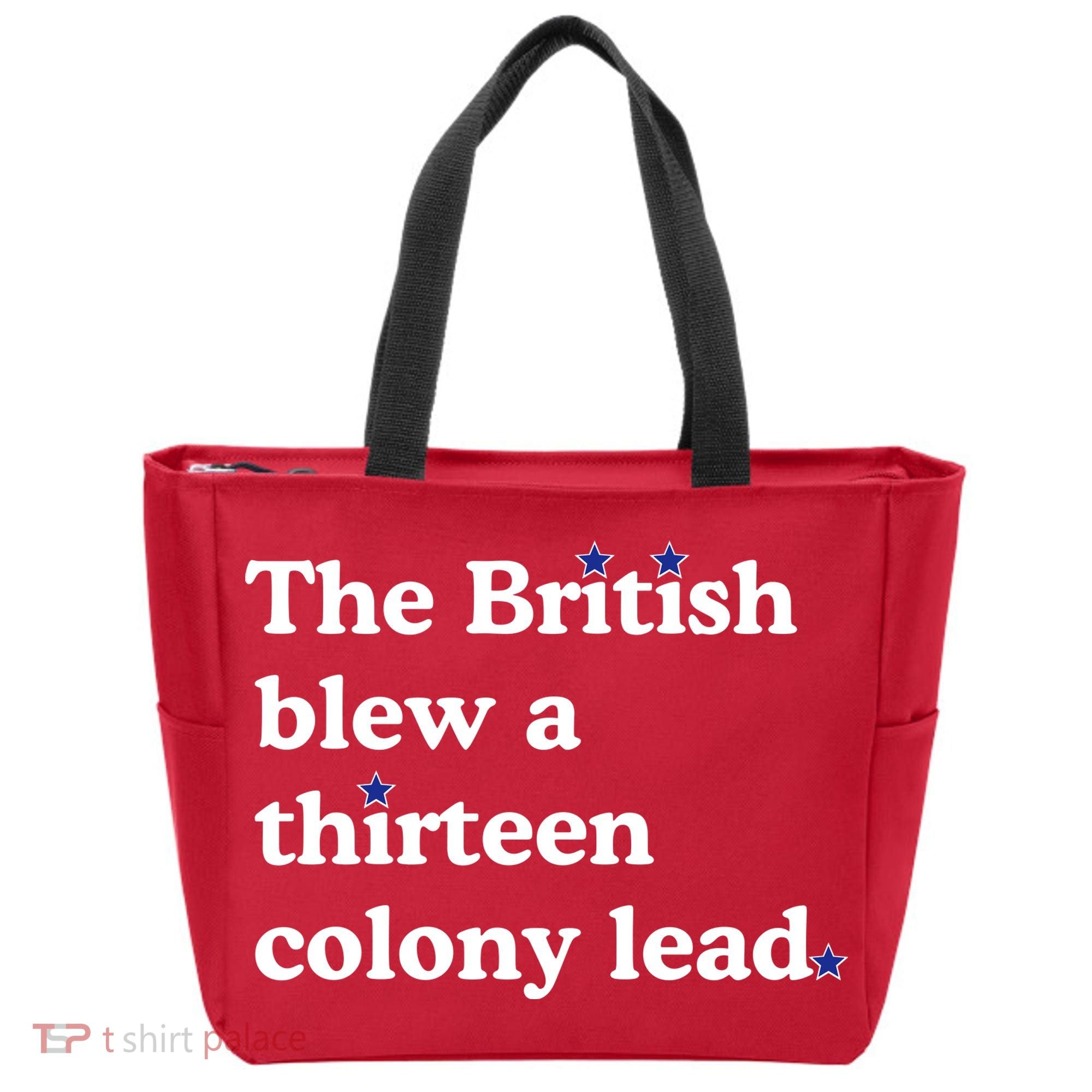 The British Blew A Thirteen Colony Lead Tote Bag