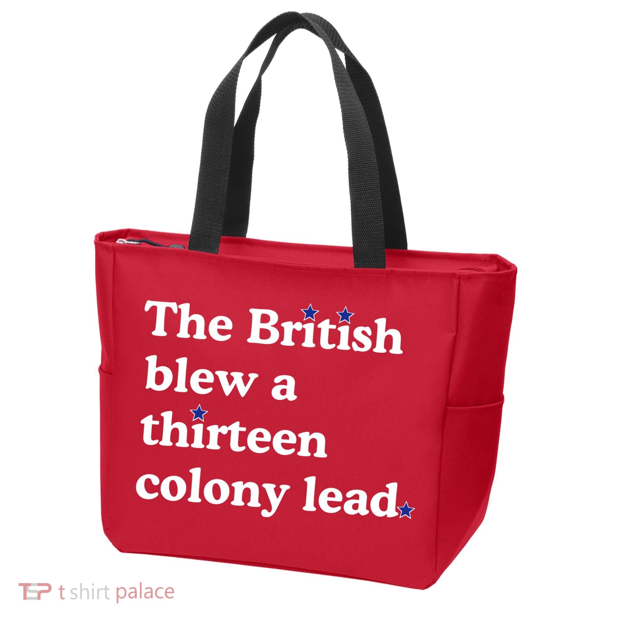 The British Blew A Thirteen Colony Lead Tote Bag