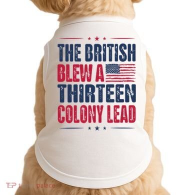 The British Blew A Thirteen Colony Lead Vintage Doggie Tank