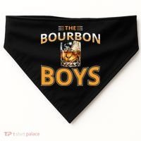 The Bourbon Bourbon On Rocks Highball Drinking Glass USA-Made Doggie Bandana thumb 0