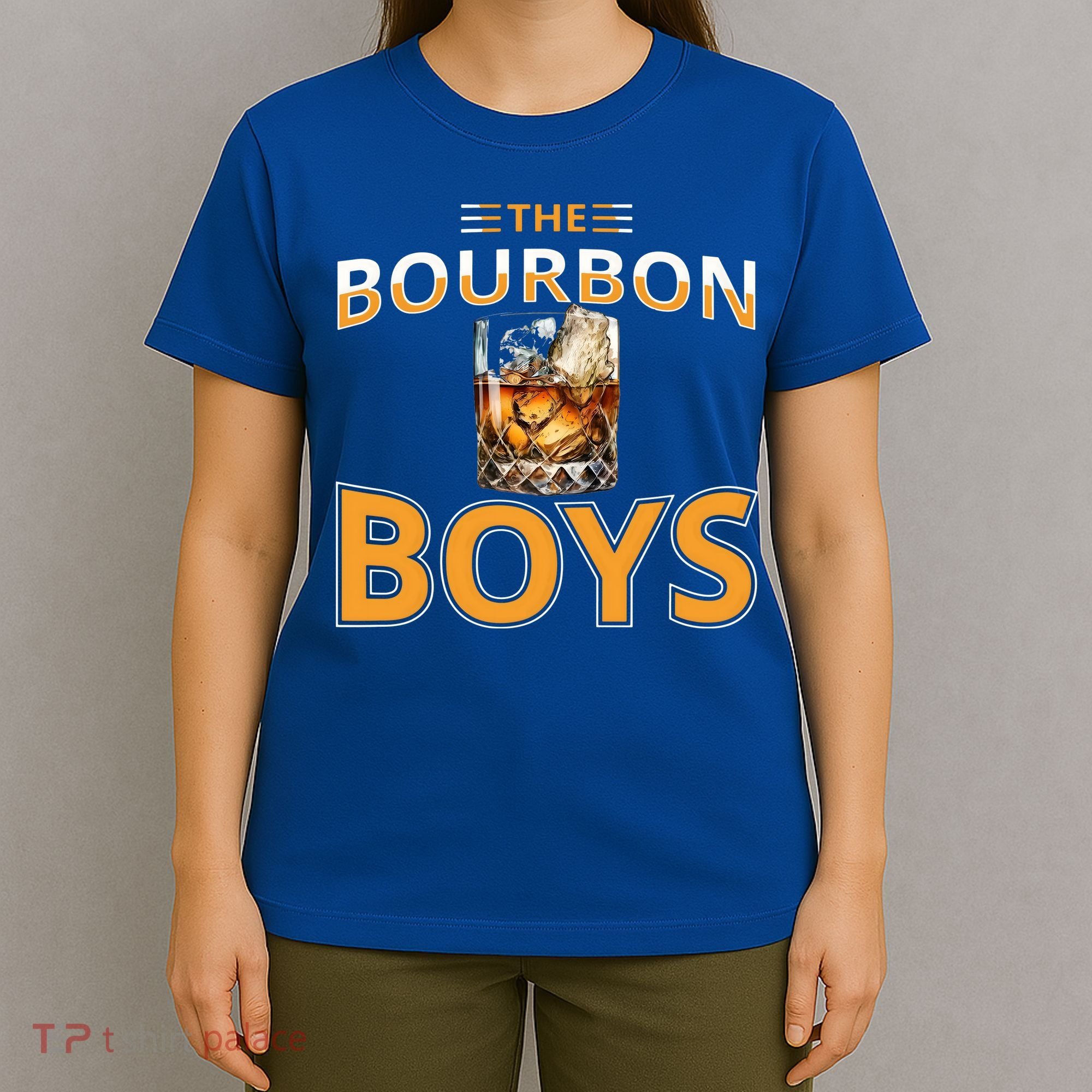 The Bourbon Bourbon On Rocks Highball Drinking Glass T-Shirt