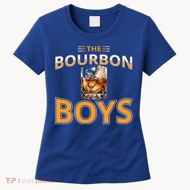 The Bourbon Bourbon On Rocks Highball Drinking Glass Women's T-Shirt