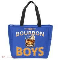 The Bourbon Bourbon On Rocks Highball Drinking Glass Tote Bag thumb 0