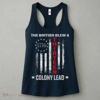 The British Blew A 13 Colony Lead Funny 4th Of July Women's Tank Top thumb 3