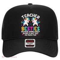 Teacher Besties Because Going Crazy Alone Back To School Hat thumb 0