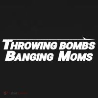 Throwing Bombs Banging Moms Funny Football Gift Women's Hoodie thumb 2