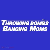 Throwing Bombs Banging Moms Funny Football Gift Women's Tank Top thumb 5