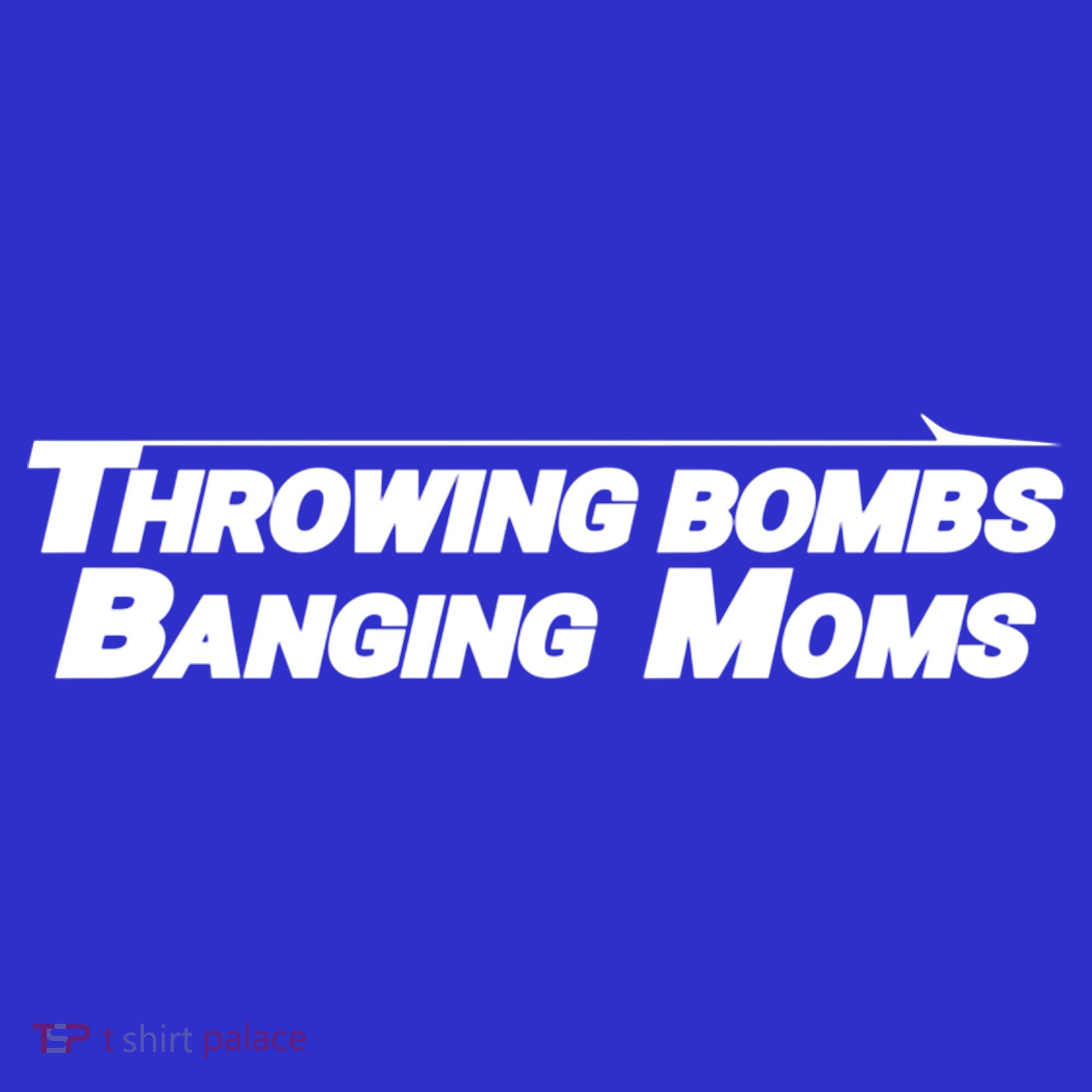 Throwing Bombs Banging Moms Funny Football Gift Women's Tank Top