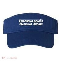 Throwing Bombs Banging Moms Funny Football Gift Visor thumb 0