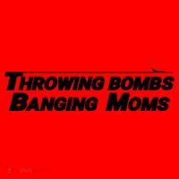 Throwing Bombs Banging Moms Funny Football Gift Santa Hat thumb 1